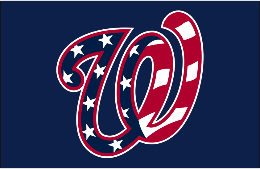 Washington Nationals 2017-2019 Cap Logo vinyl decal